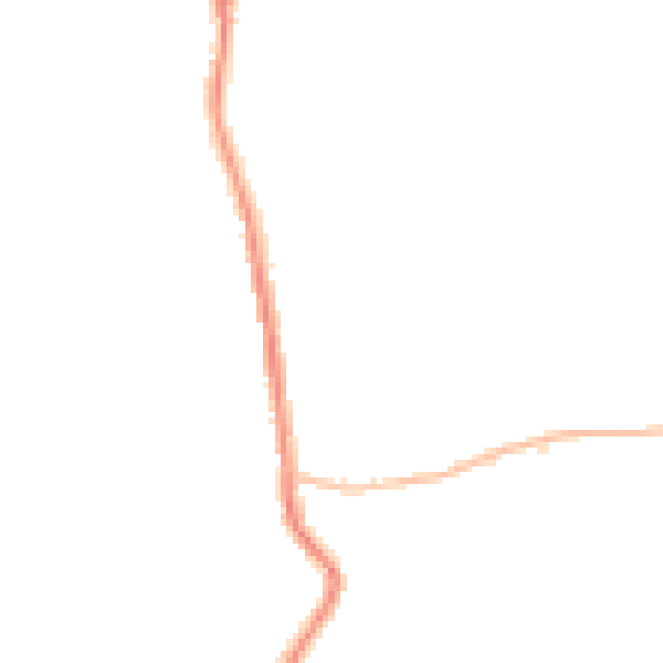 Night-time road noise heatmap for SK6 5EE