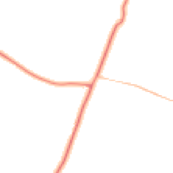 Daytime road noise heatmap for SK6 5PB