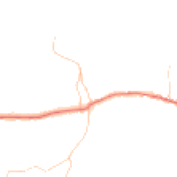 Daytime road noise heatmap for SK6 5PR