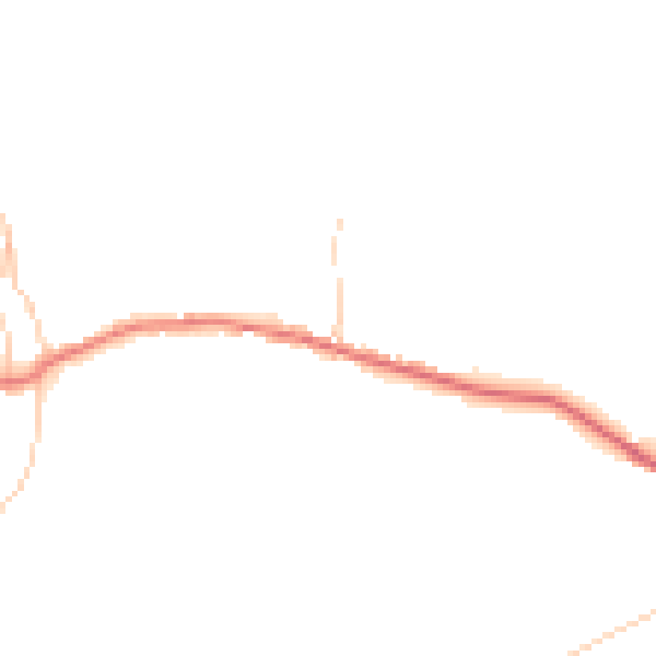 Daytime road noise heatmap for SK6 5PU