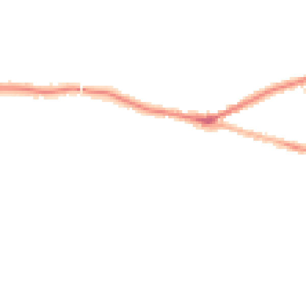 Night-time road noise heatmap for SK6 6DJ