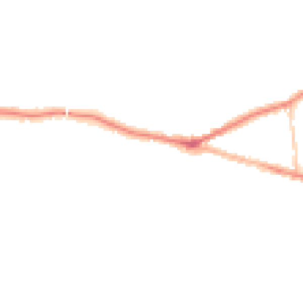 Night-time road noise heatmap for SK6 6GA