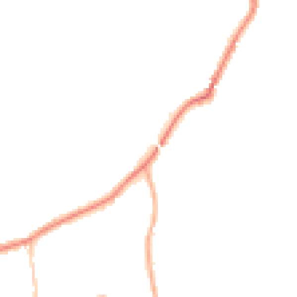 Night-time road noise heatmap for SK6 7DA