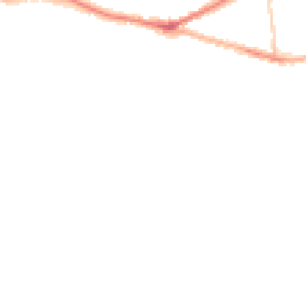 Night-time road noise heatmap for SK6 7PS
