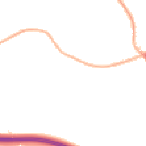 Night-time road noise heatmap for SK7 1BJ