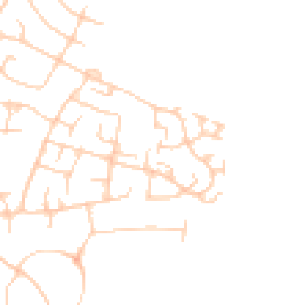 Daytime road noise heatmap for SK7 2LN
