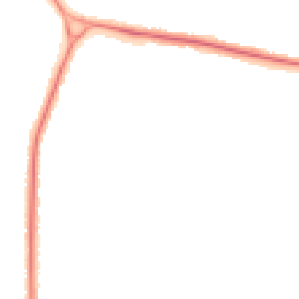 Night-time road noise heatmap for SK7 2NL