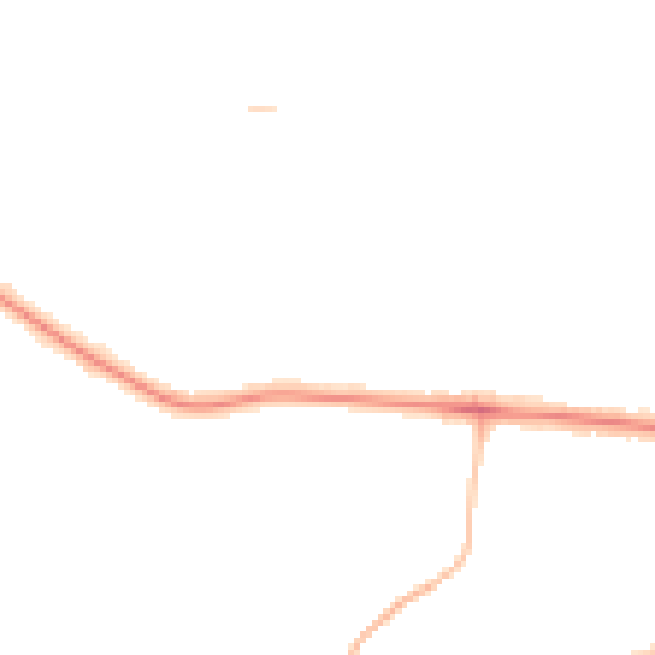Night-time road noise heatmap for SK7 5LA