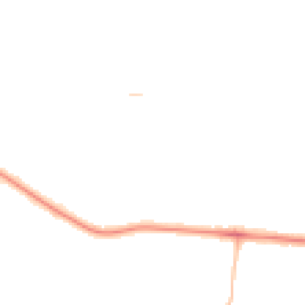 Night-time road noise heatmap for SK7 5NG