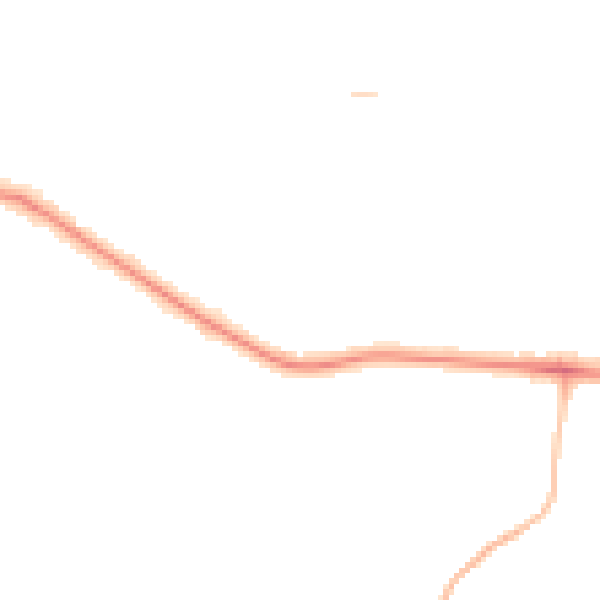 Night-time road noise heatmap for SK7 5NJ