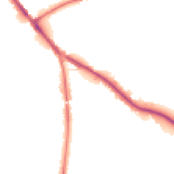 Night-time road noise heatmap for SK7 6FY