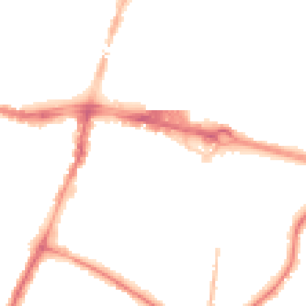 Night-time road noise heatmap for SL1 1DD