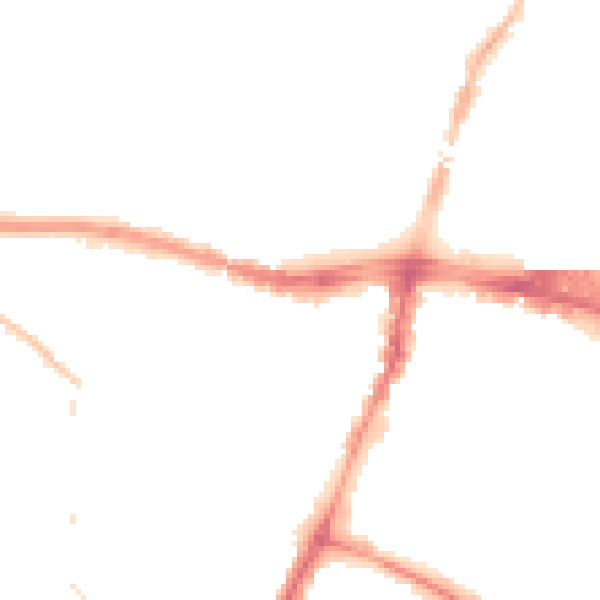 Night-time road noise heatmap for SL1 1ER