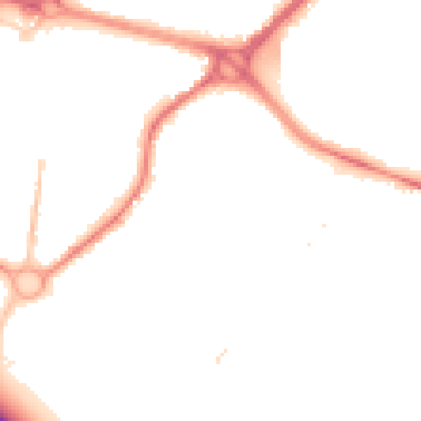 Night-time road noise heatmap for SL1 1GN