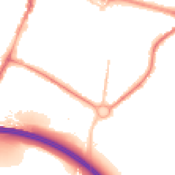 Night-time road noise heatmap for SL1 2BB