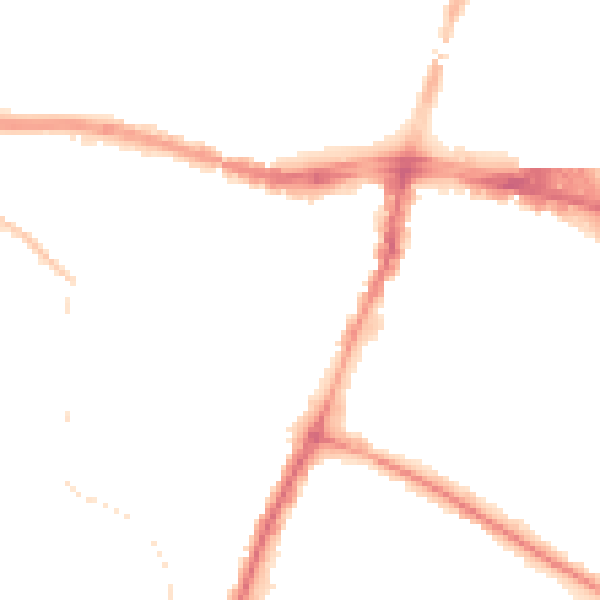 Night-time road noise heatmap for SL1 2HW