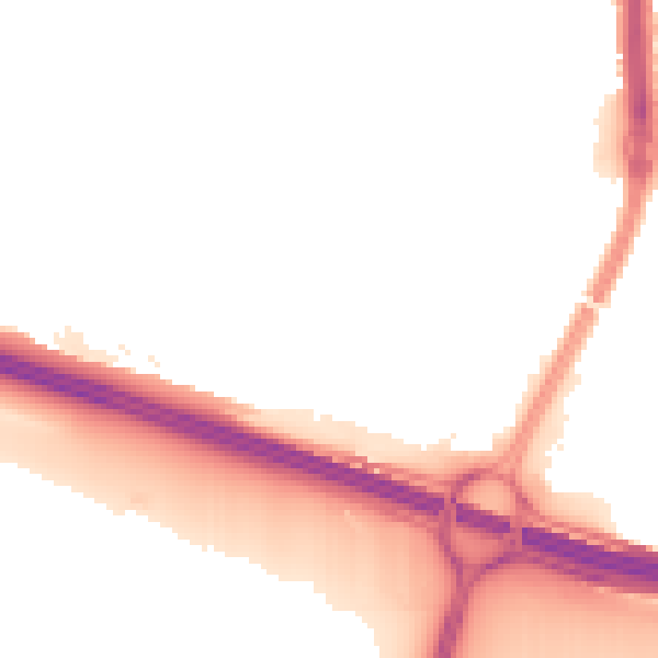 Night-time road noise heatmap for SL1 2TJ