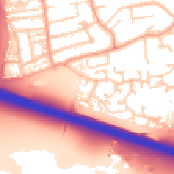 Daytime road noise heatmap for SL1 5UJ