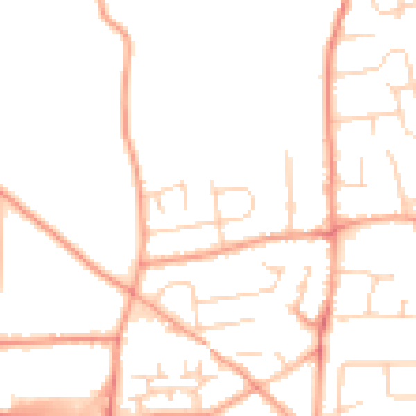 Daytime road noise heatmap for SL1 7EE