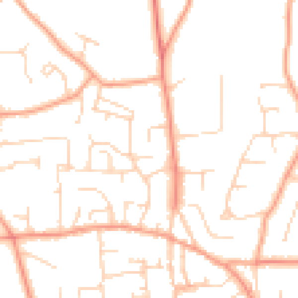 Daytime road noise heatmap for SL1 8HE