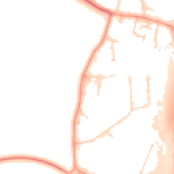 Daytime road noise heatmap for SL3 0AA