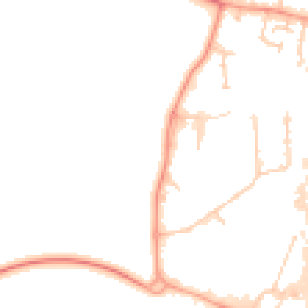 Daytime road noise heatmap for SL3 0BL