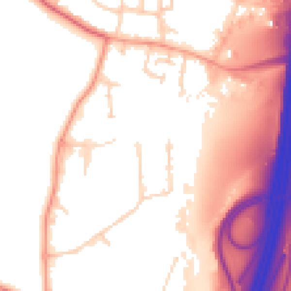 Daytime road noise heatmap for SL3 0DP