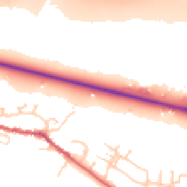 Daytime road noise heatmap for SL3 0EA