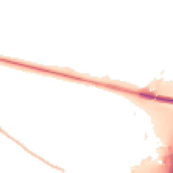 Night-time road noise heatmap for SL3 0EH