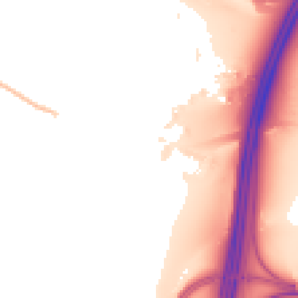 Night-time road noise heatmap for SL3 0FL