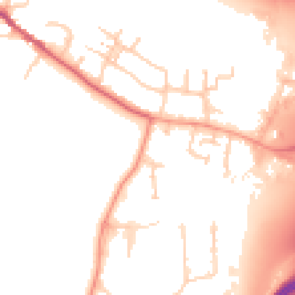 Daytime road noise heatmap for SL3 0HP