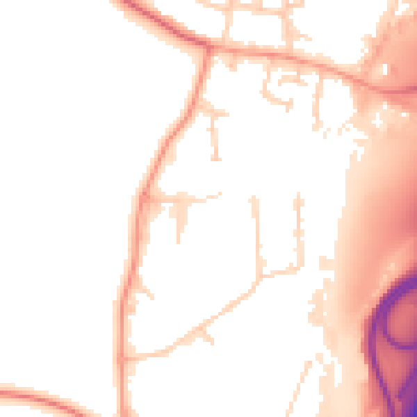 Daytime road noise heatmap for SL3 0HQ