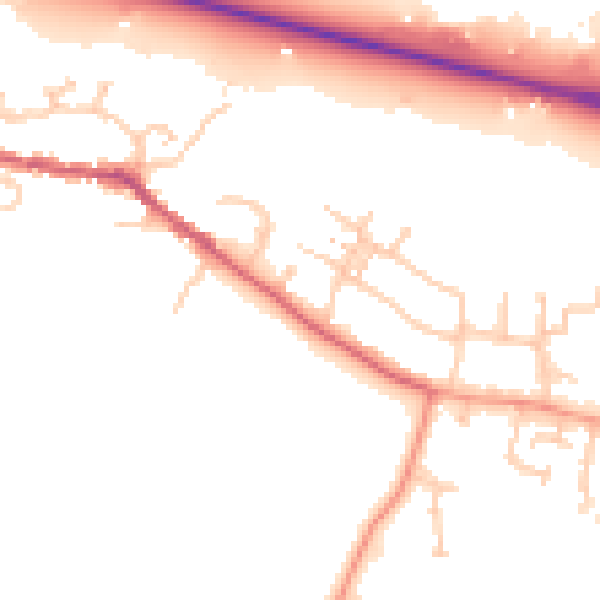 Daytime road noise heatmap for SL3 0HX