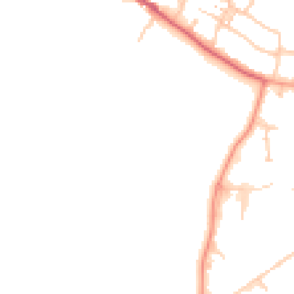 Daytime road noise heatmap for SL3 0JD