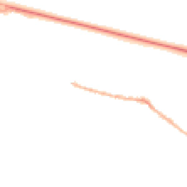 Night-time road noise heatmap for SL3 0LD