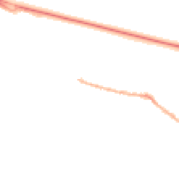 Night-time road noise heatmap for SL3 0LE