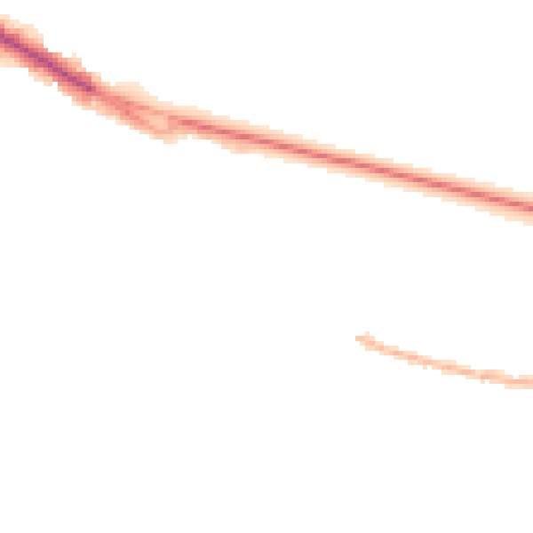 Night-time road noise heatmap for SL3 0LS