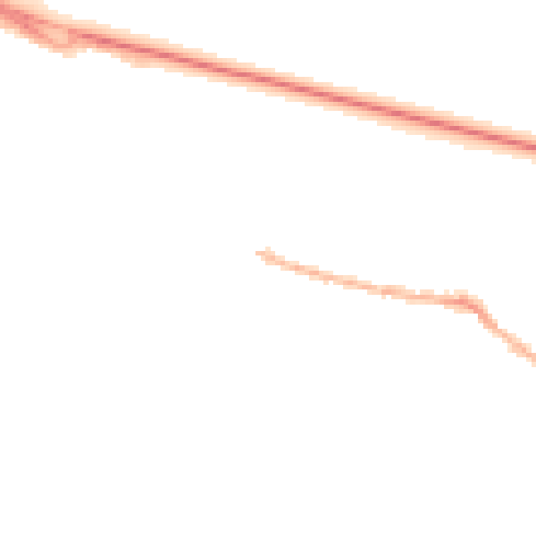 Night-time road noise heatmap for SL3 0NG