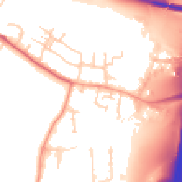 Daytime road noise heatmap for SL3 0PG