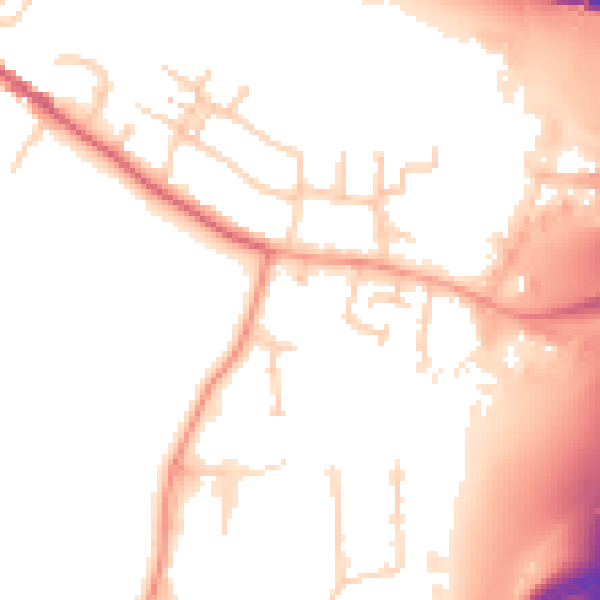 Daytime road noise heatmap for SL3 0PU