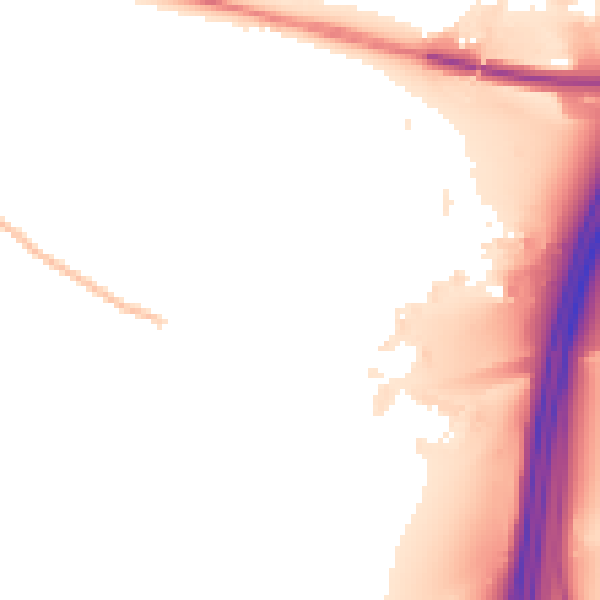 Night-time road noise heatmap for SL3 0PW