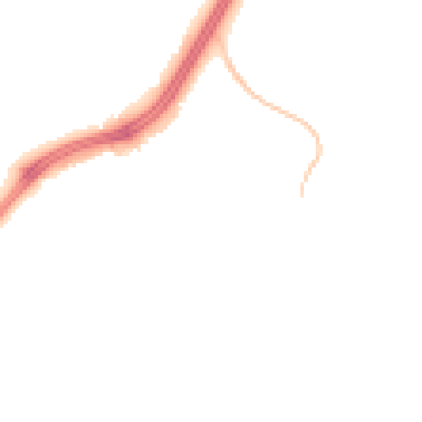 Night-time road noise heatmap for SL3 6BQ