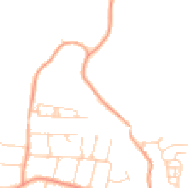 Daytime road noise heatmap for SL3 6BZ