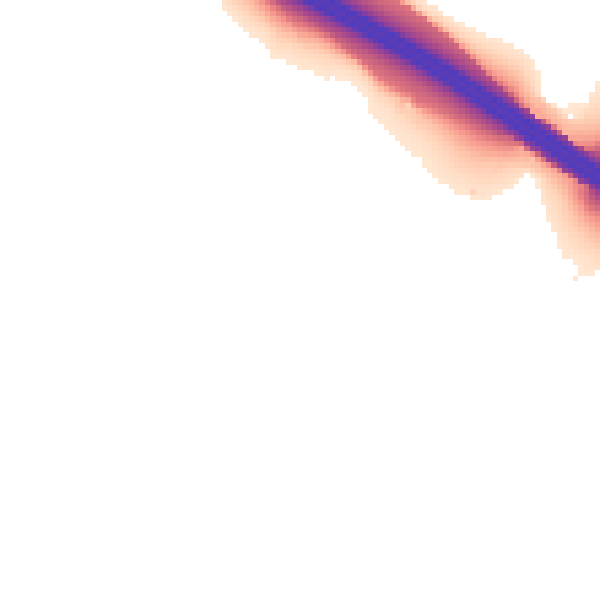 Night-time road noise heatmap for SL3 6HL