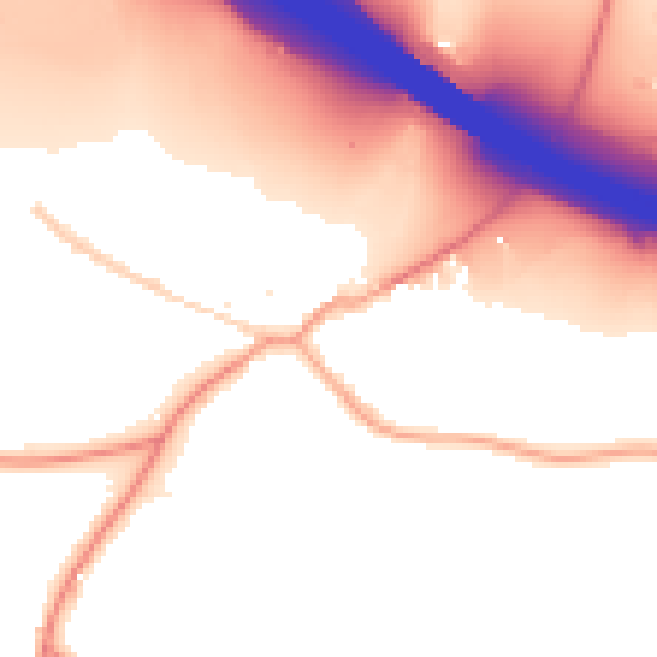 Daytime road noise heatmap for SL3 6HS