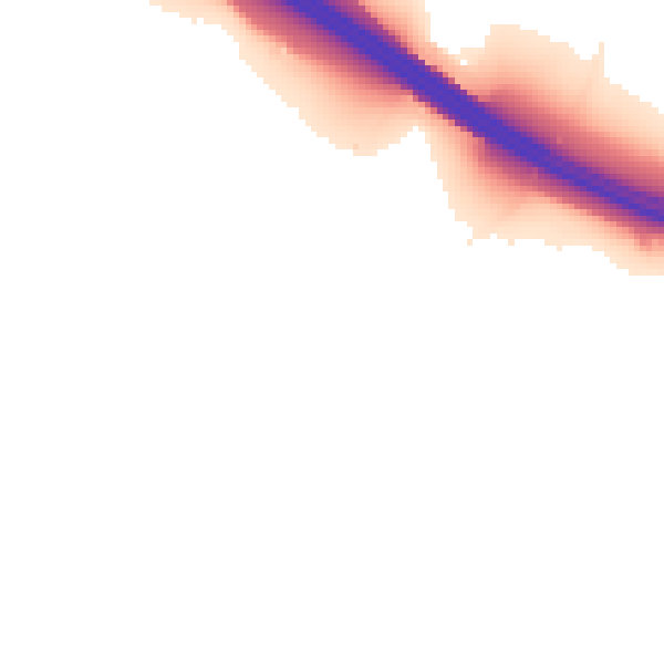 Night-time road noise heatmap for SL3 6HS