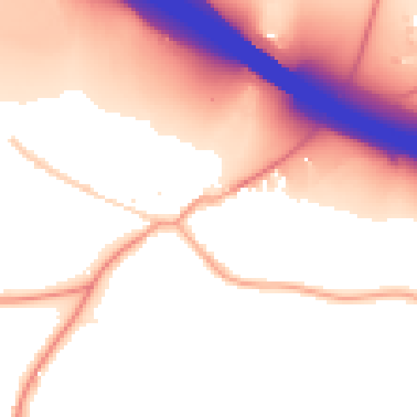 Daytime road noise heatmap for SL3 6HT