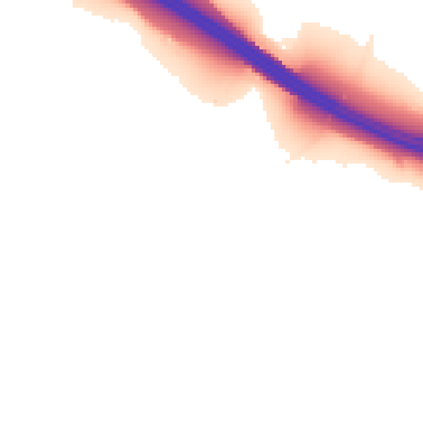 Night-time road noise heatmap for SL3 6HT
