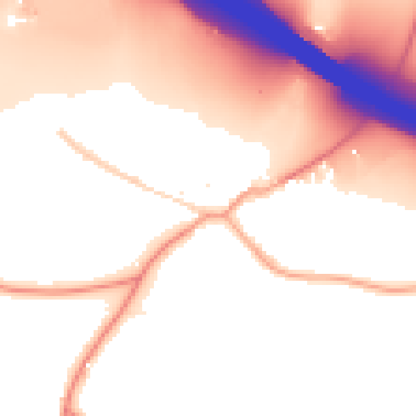 Daytime road noise heatmap for SL3 6HW