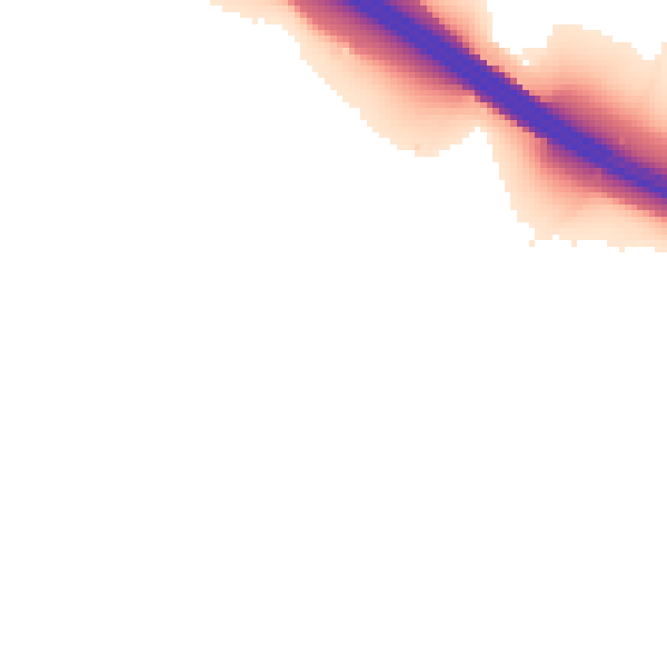 Night-time road noise heatmap for SL3 6HW
